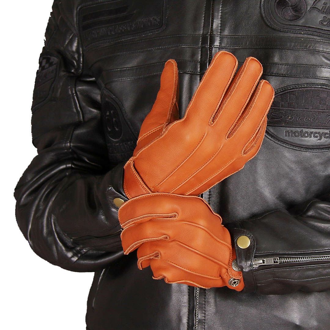 DEGNER デグナー 3シーズン レザーグローブ ブラウン