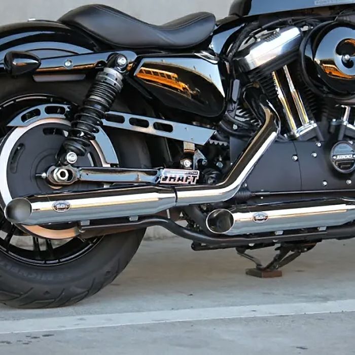 サムソン TRUE DUALS フィッシュテールマフラー(左右両出し) 39インチ