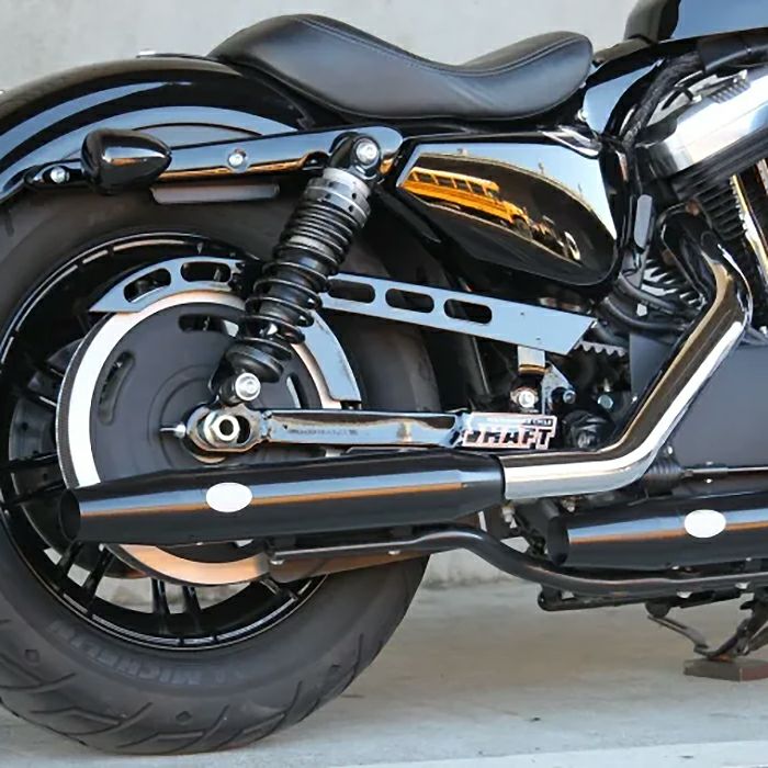 スポーツスター スリップオンマフラー レーシングエンドキャップ