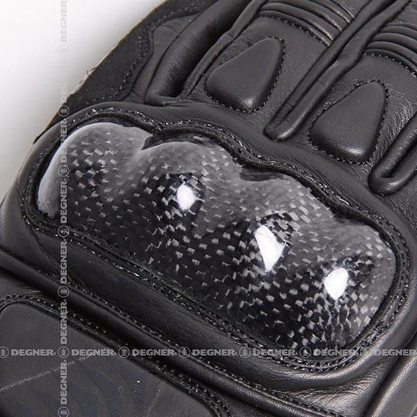 DEGNER デグナー ライディング レザー ツーリング グローブ ブラック 4