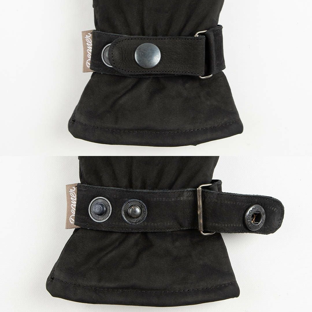 DEGNER デグナー レディース ウインター レザーグローブ ブラック 4