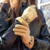 DEGNER デグナー レディース ウインター レザーグローブ タン