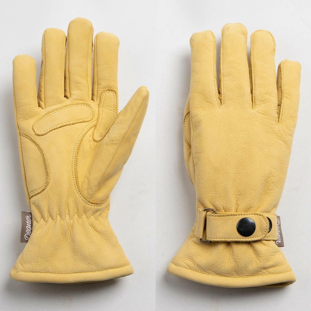 DEGNER デグナー レディース ウインター レザーグローブ タン 2