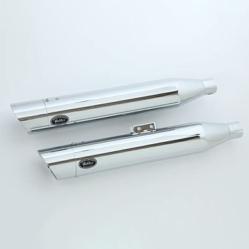 ベルズパフォーマンスマフラー JMCA車検対応 (クローム/スラッシュ)