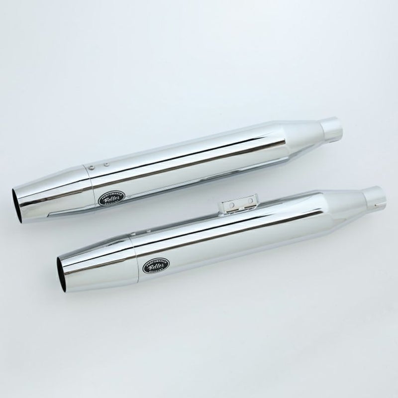 ベルズパフォーマンスマフラー JMCA車検対応 (クローム/テーパード)