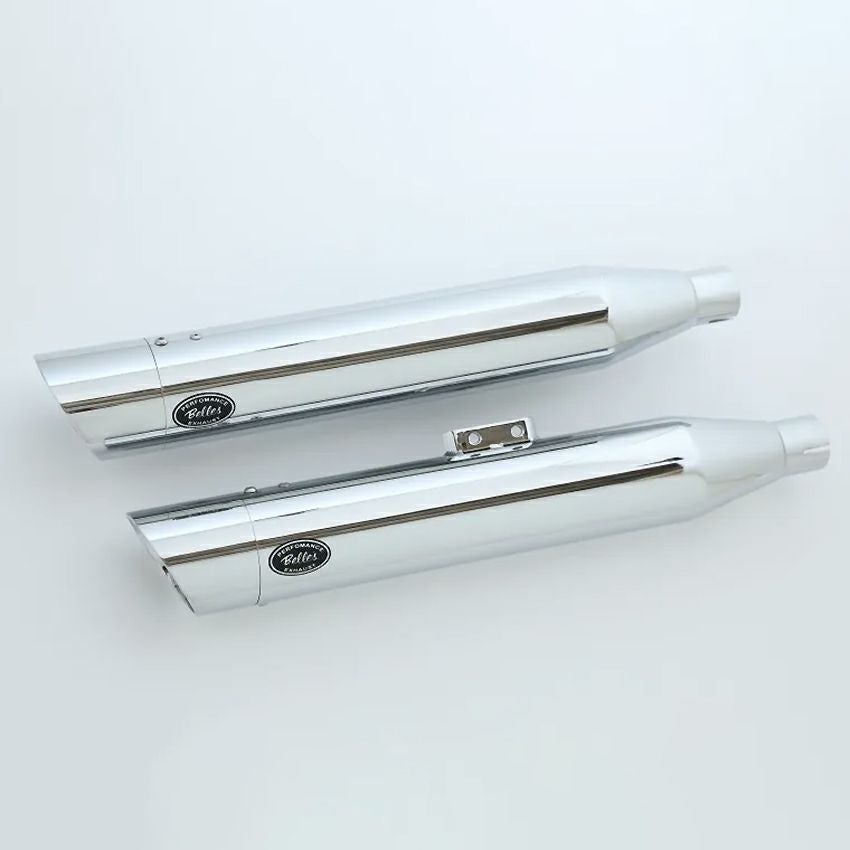 ベルズパフォーマンスマフラー JMCA車検対応 (クローム/スラッシュ)