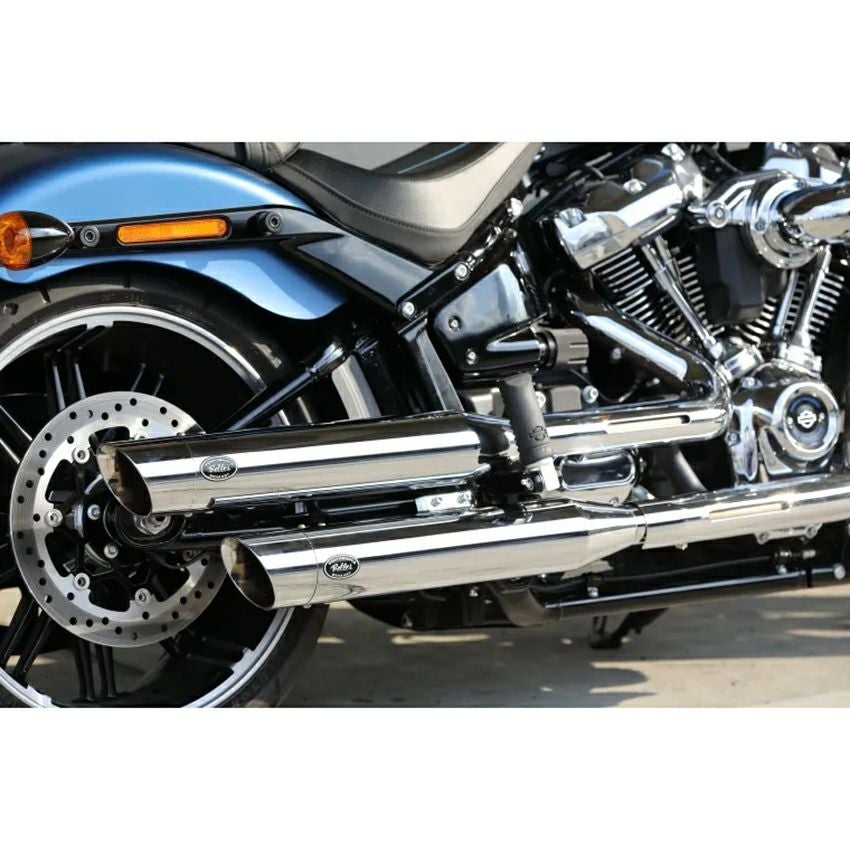 ベルズパフォーマンスマフラー JMCA車検対応 (クローム/スラッシュ)1