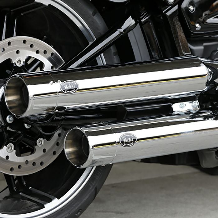 ベルズパフォーマンスマフラー JMCA車検対応 (クローム/ラウンド)