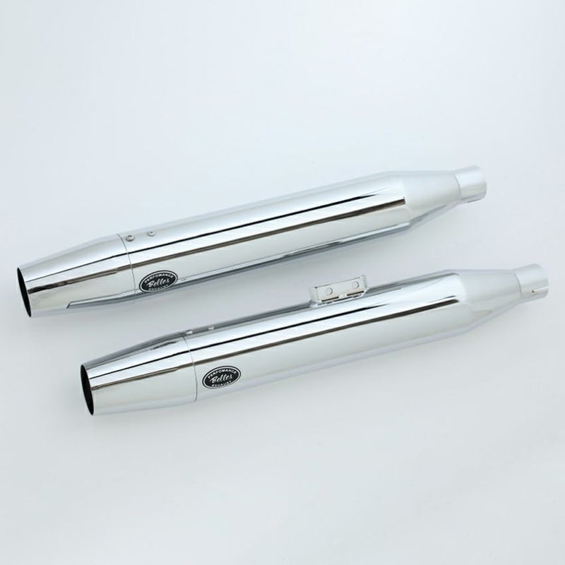 ベルズパフォーマンスマフラー JMCA車検対応 (クローム/テーパード)