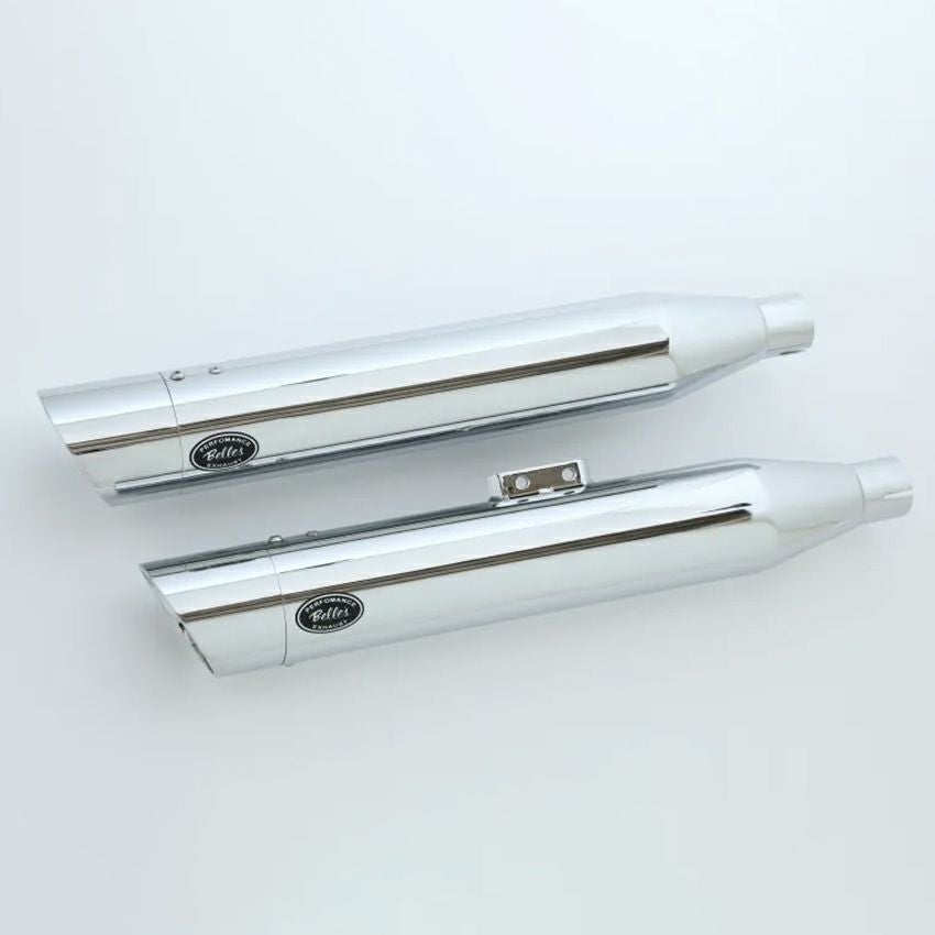 ベルズパフォーマンスマフラー JMCA車検対応 (クローム/スラッシュ)