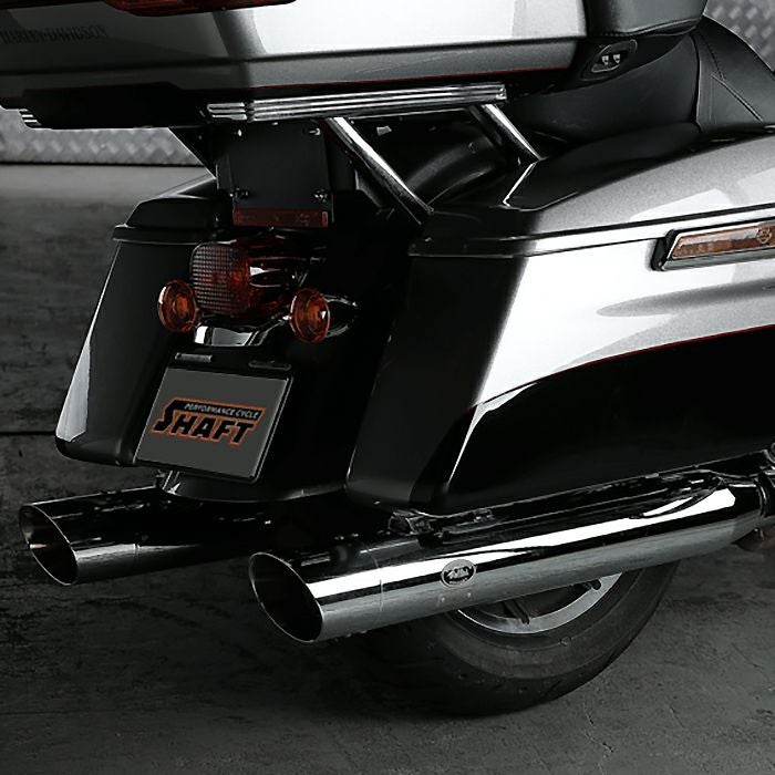  ベルズパフォーマンスマフラー JMCA 車検対応 (クローム/スラッシュ)