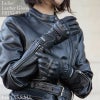 DEGNER デグナー レディース プロテクター レザーグローブ ブラック