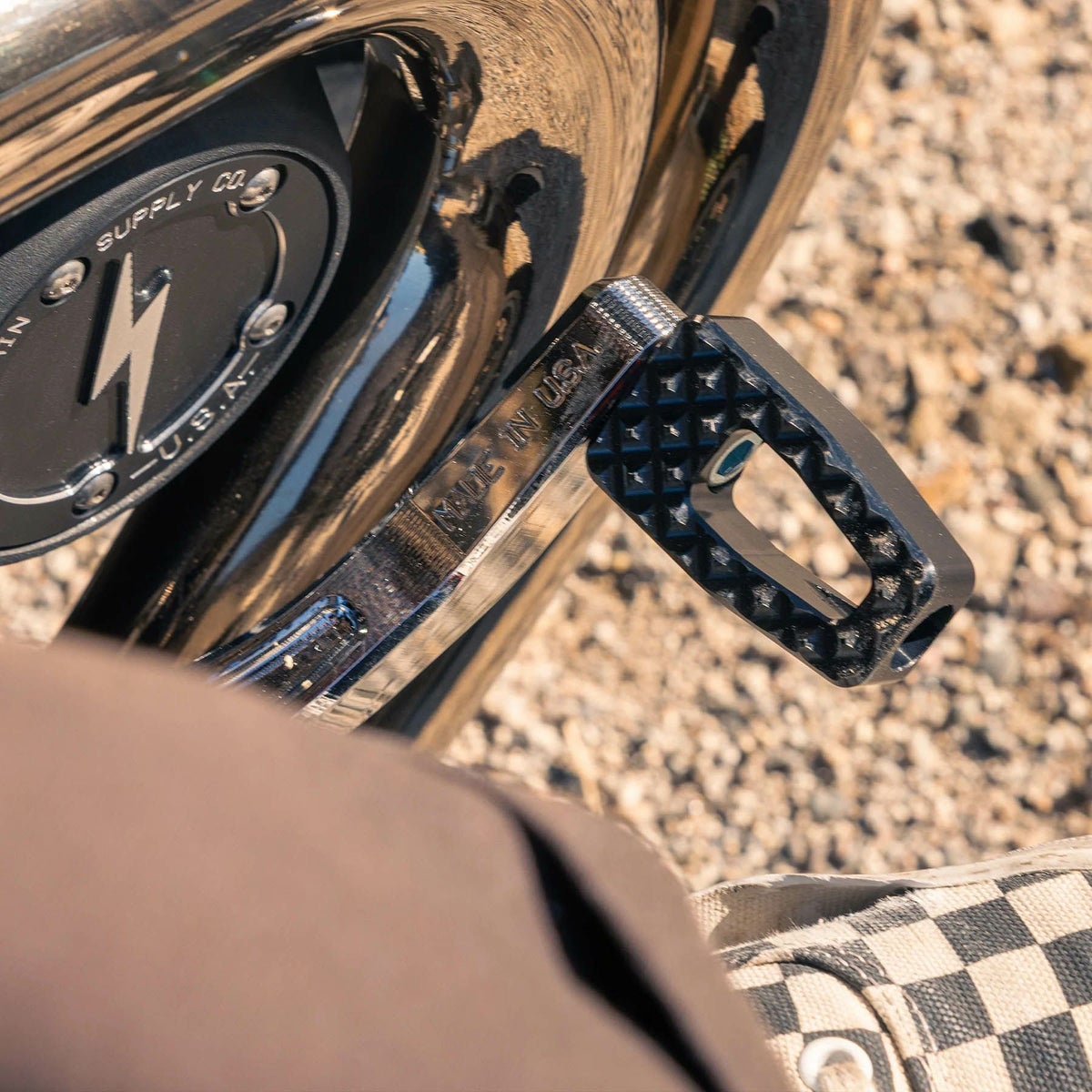 スラッシンサプライ ダイナ ブレーキアーム (クローム)5