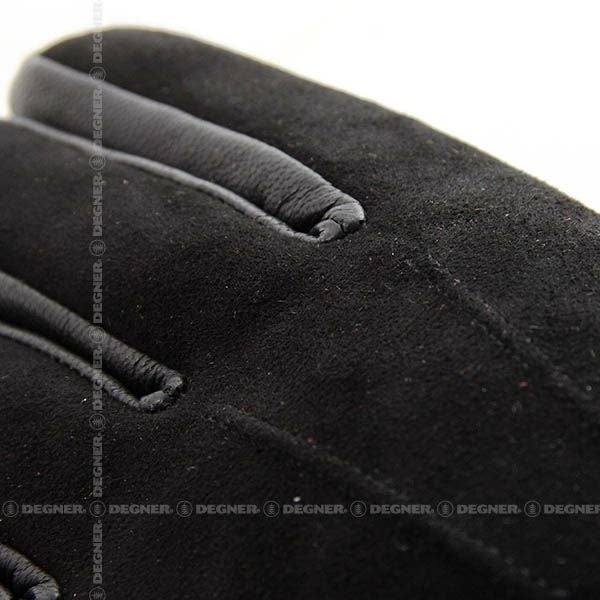 DEGNER デグナー ウインター レディース スエードレザーグローブ ブラック 2