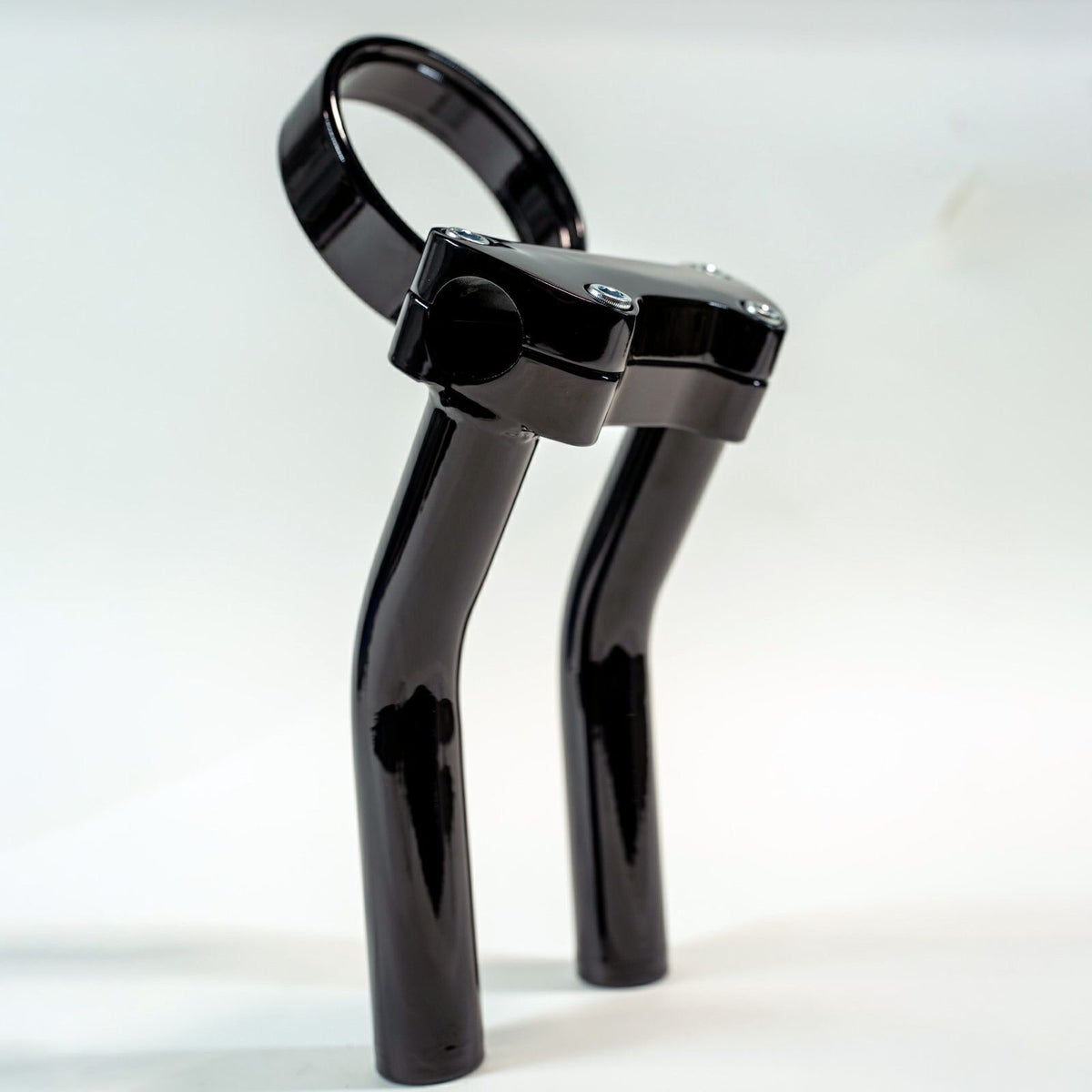 アジャスタブルゲージマウント付 8インチ・プルバックライザー (グロスブラック)7