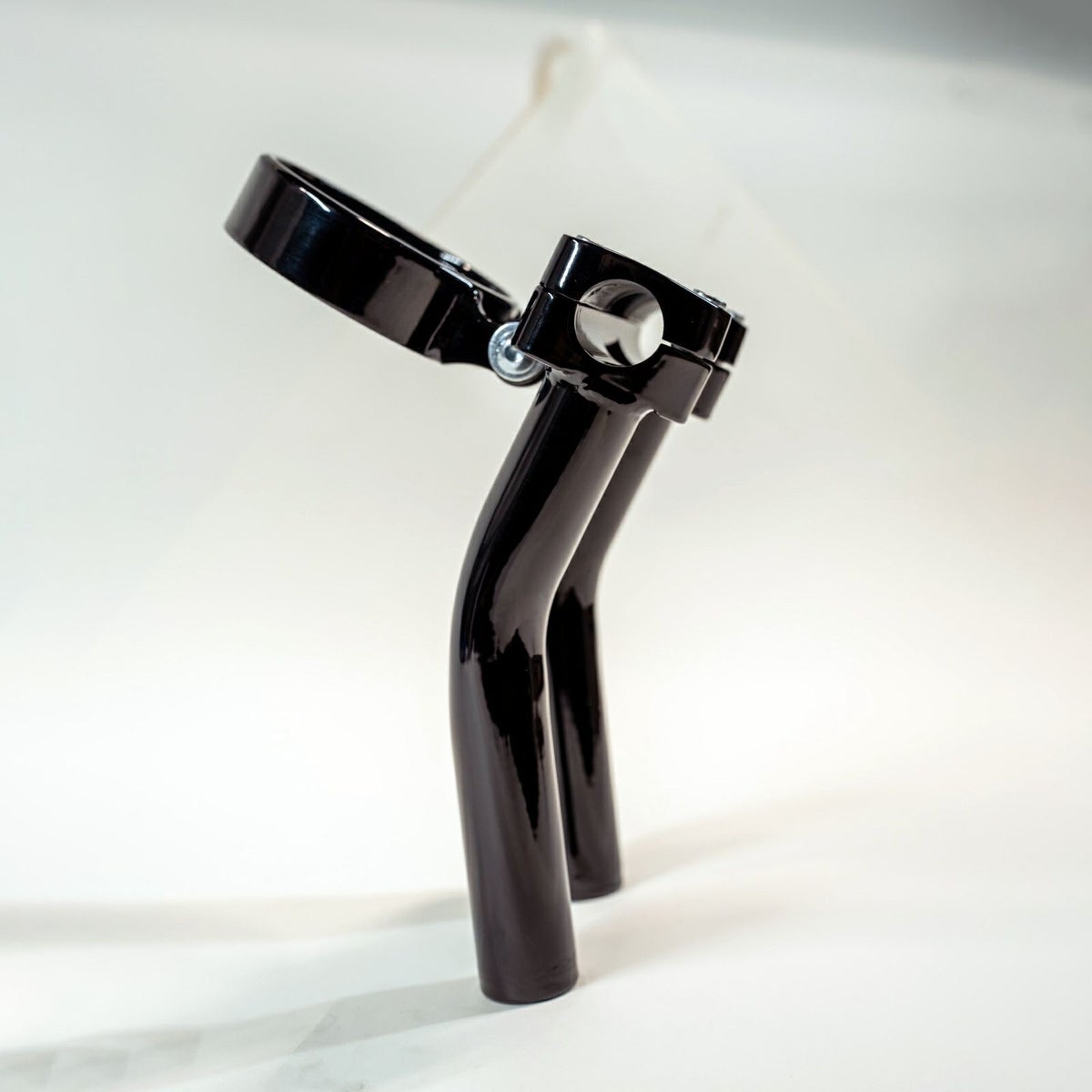 アジャスタブルゲージマウント付 10インチ・プルバックライザー (グロスブラック)3