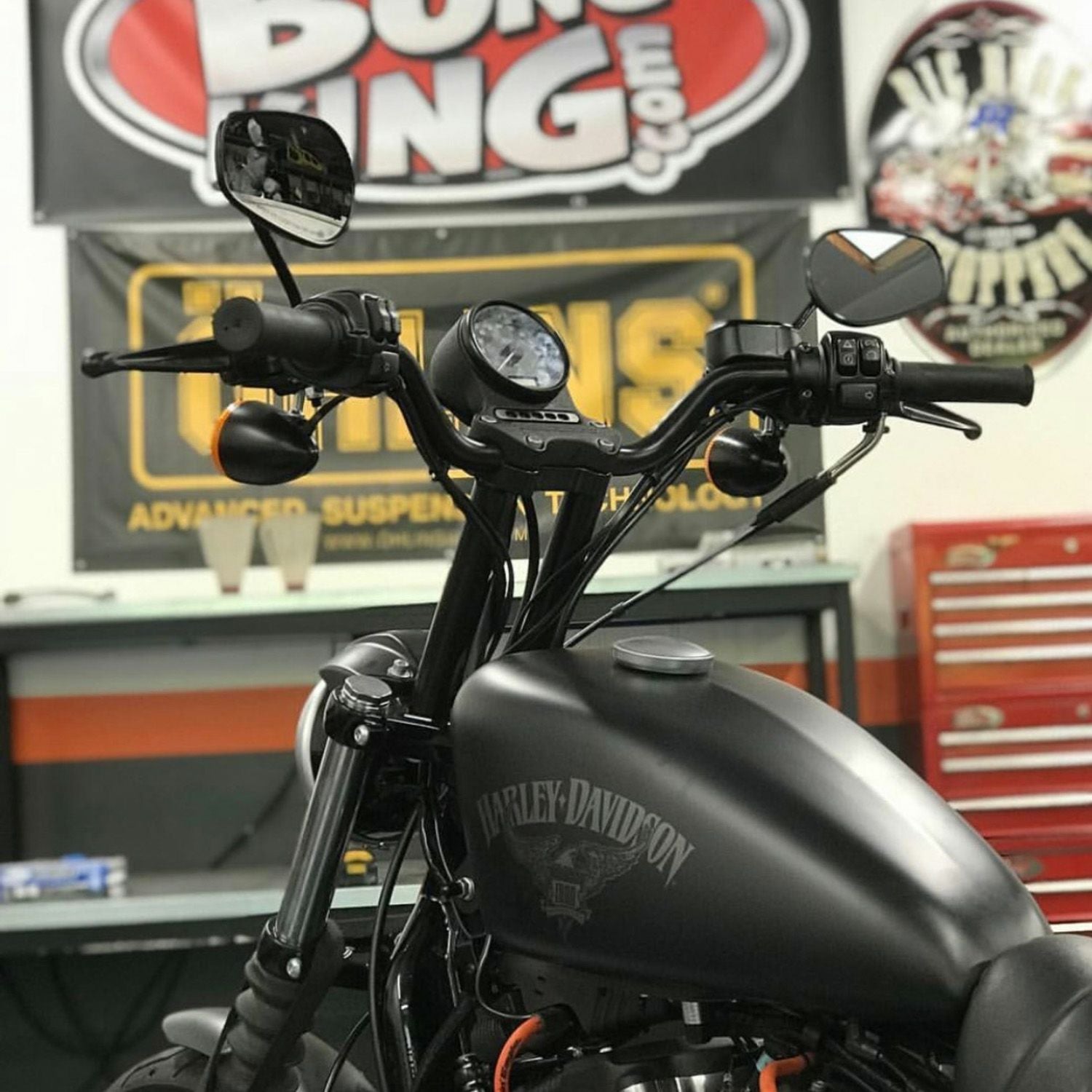 バンキン 16インチ・ワンピース ストレートライザー (グロスブラック