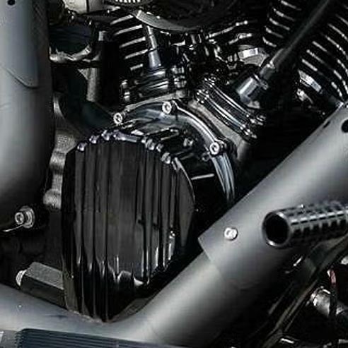 FXBRS M8 カムカバー Black M8 Camshaft Cover for Harley 18-24 Softail Street Bob Low