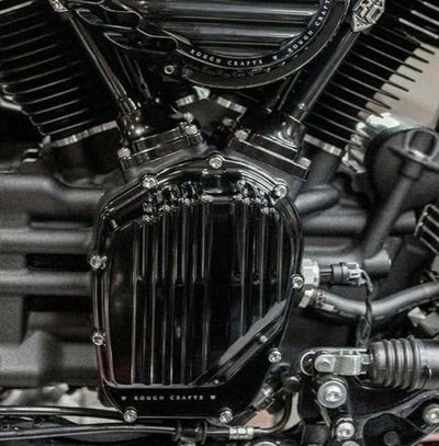 セール】Rough Crafts M8 カムカバー マットブラック |ハーレーパーツ 