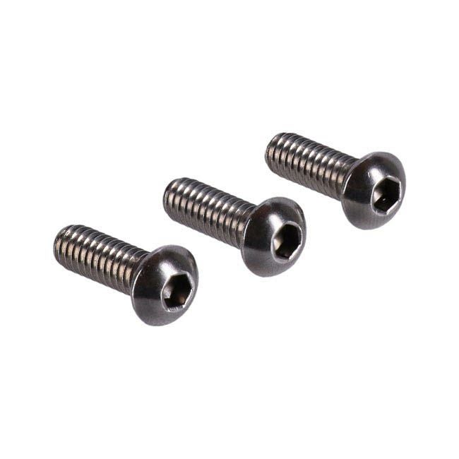 M8 ソフテイル サイドカバー ボルトセット シルバー Screws4Bikes