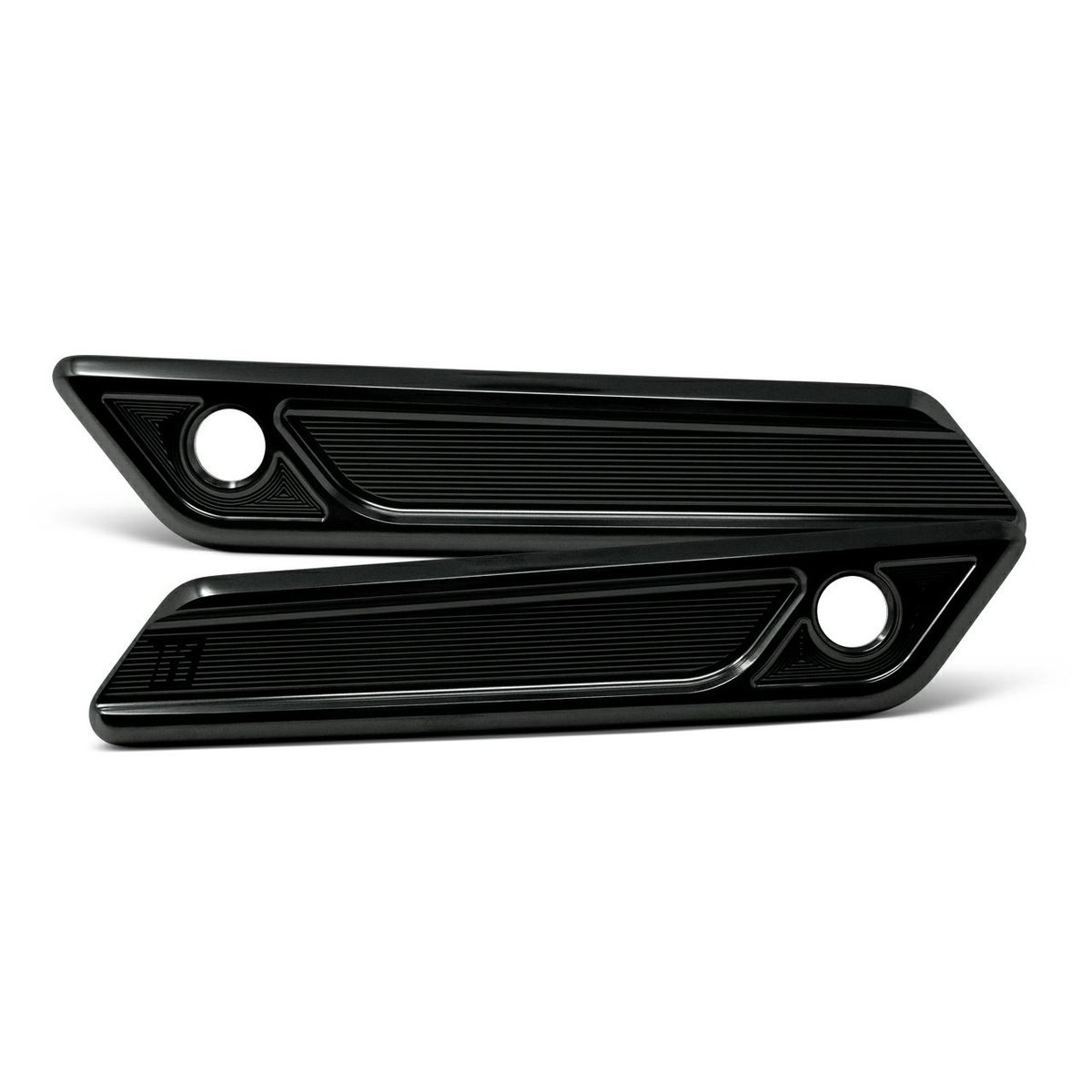 サドルバッグラッチカバー (グロスブラック)1