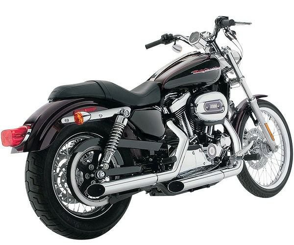 パイソン 2.5インチ スリップオンマフラー スラッシュアウト クローム