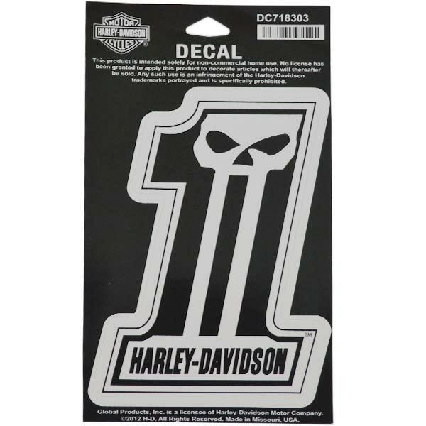 Number One Skull デカール-01