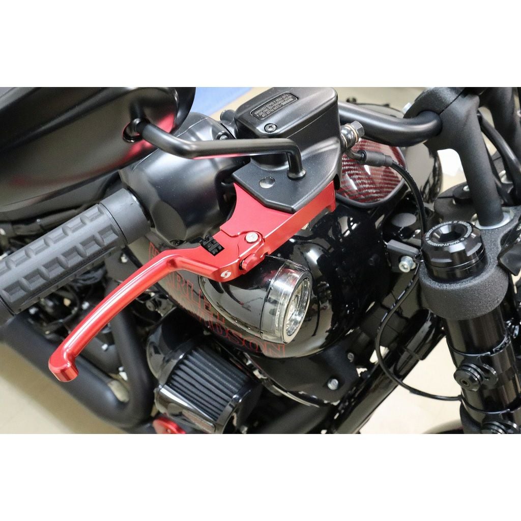 アジャスタブルレバーセット スタンダードタイプ (レッド/ブラック)2