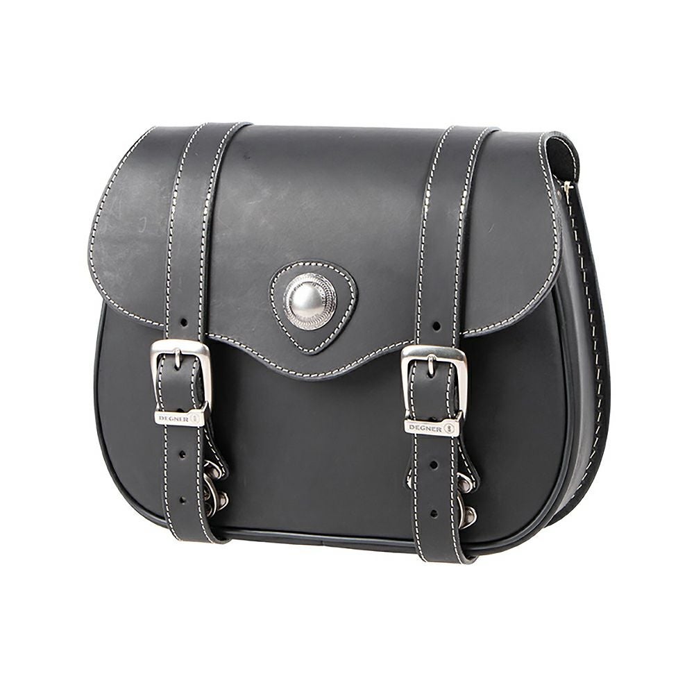 デグナー PRSB-3C レザーサドルバッグ 7.5L (ブラック)1