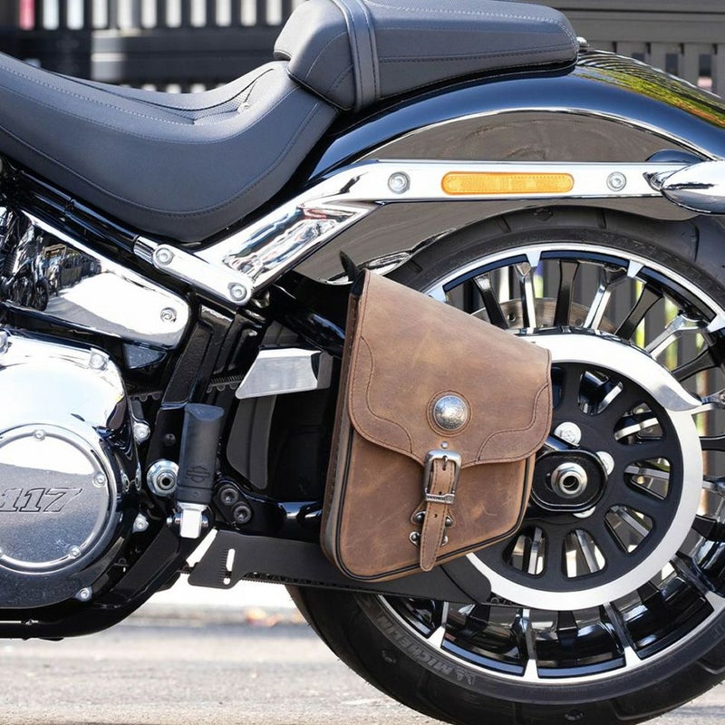 SB-15A レザー リジッドサドルバッグ 5L (ビンテージブラウン)