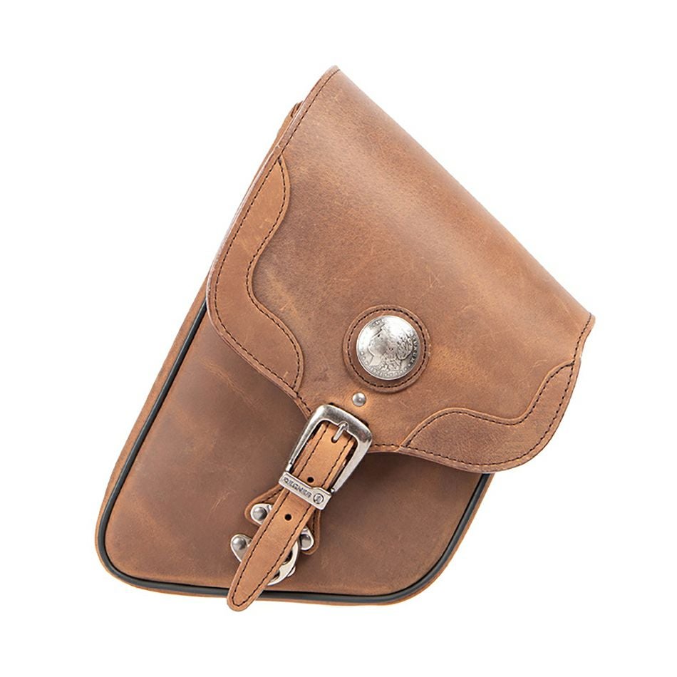 SB-15A レザー リジッドサドルバッグ 5L (ビンテージブラウン)1