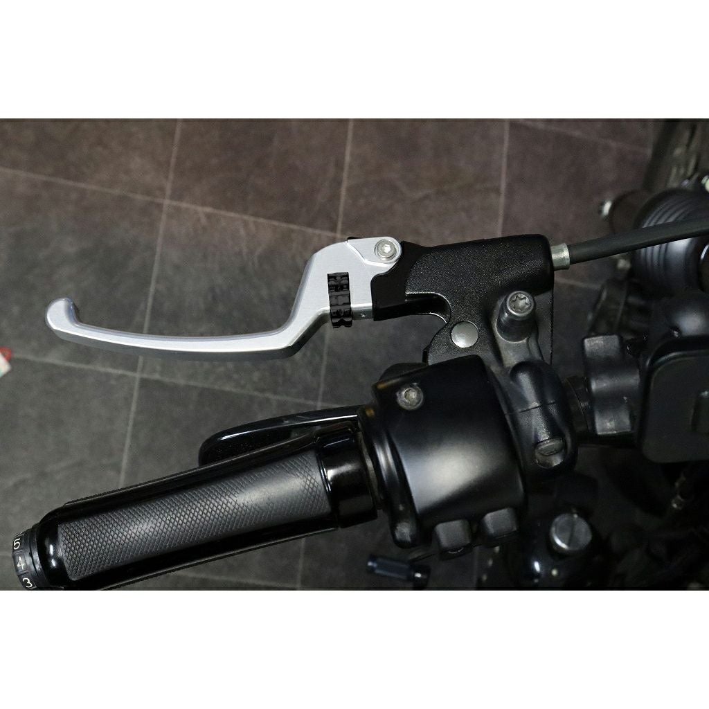 スポーツスター アジャスタブルレバーセット スタンダードタイプ (シルバー/ブラック)2