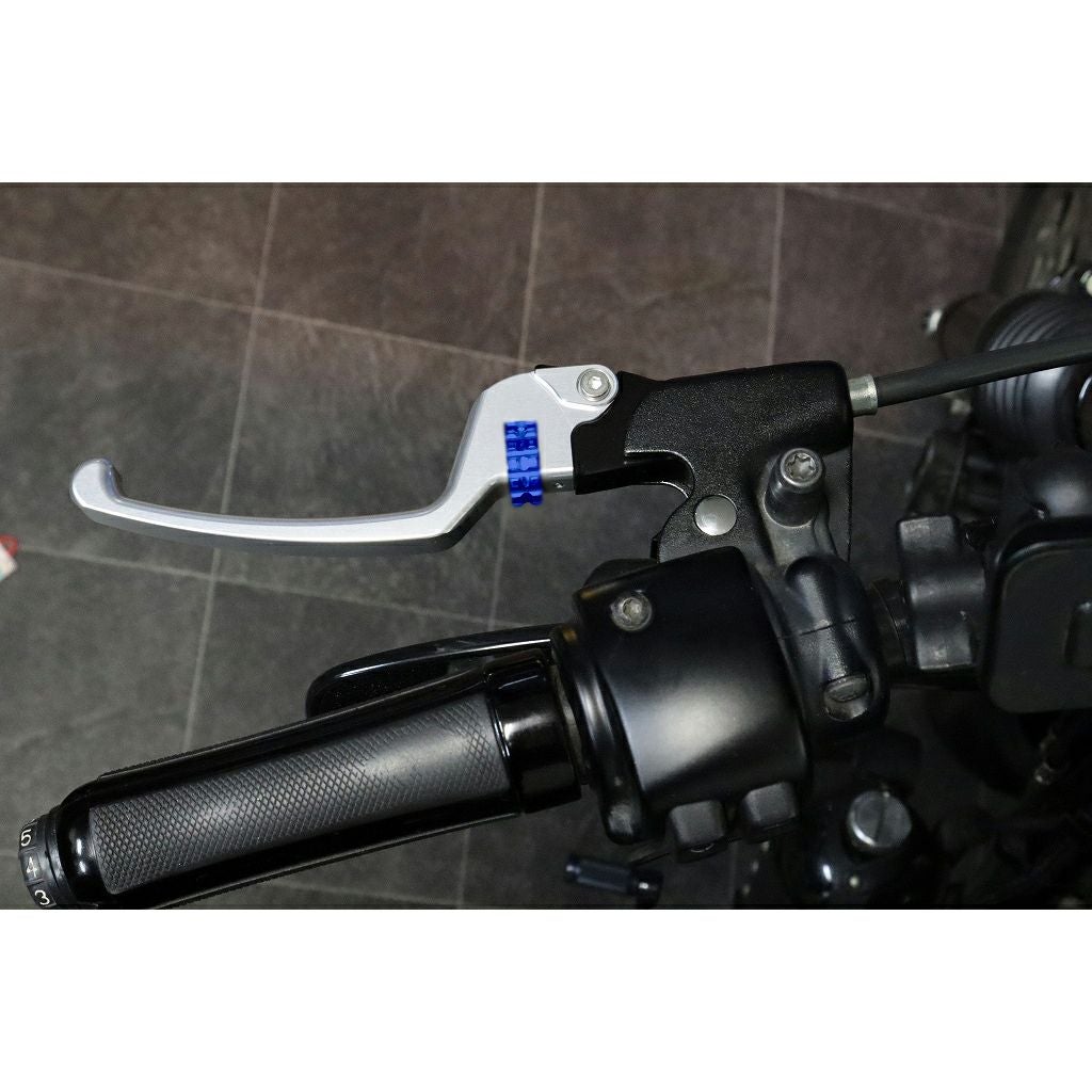 スポーツスター アジャスタブルレバーセット スタンダードタイプ (シルバー/ブルー)2