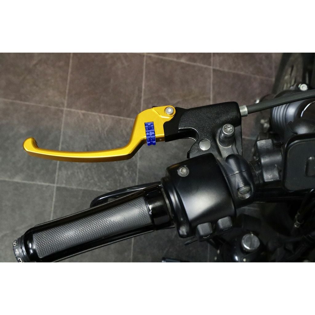 スポーツスター アジャスタブルレバーセット スタンダードタイプ (ゴールド/ブルー)2