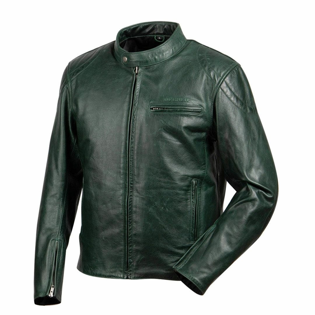 DEGNER デグナー ウインター レザー インナー付き ジャケット グリーン