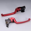 スポーツスター アジャスタブルレバーセット スタンダードタイプ (レッド/ブラック)1