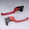 スポーツスター アジャスタブルレバーセット スタンダードタイプ (レッド/ゴールド)1