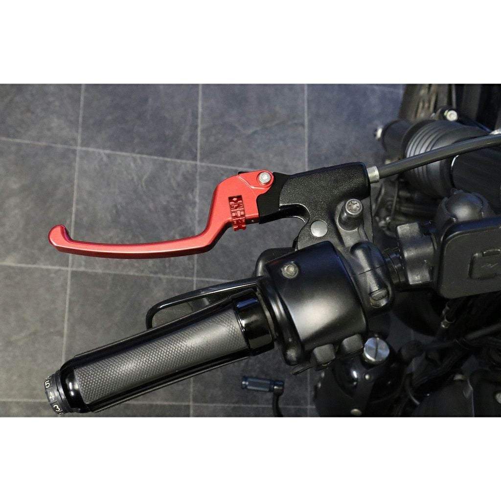 スポーツスター アジャスタブルレバーセット スタンダードタイプ (レッド/レッド)2