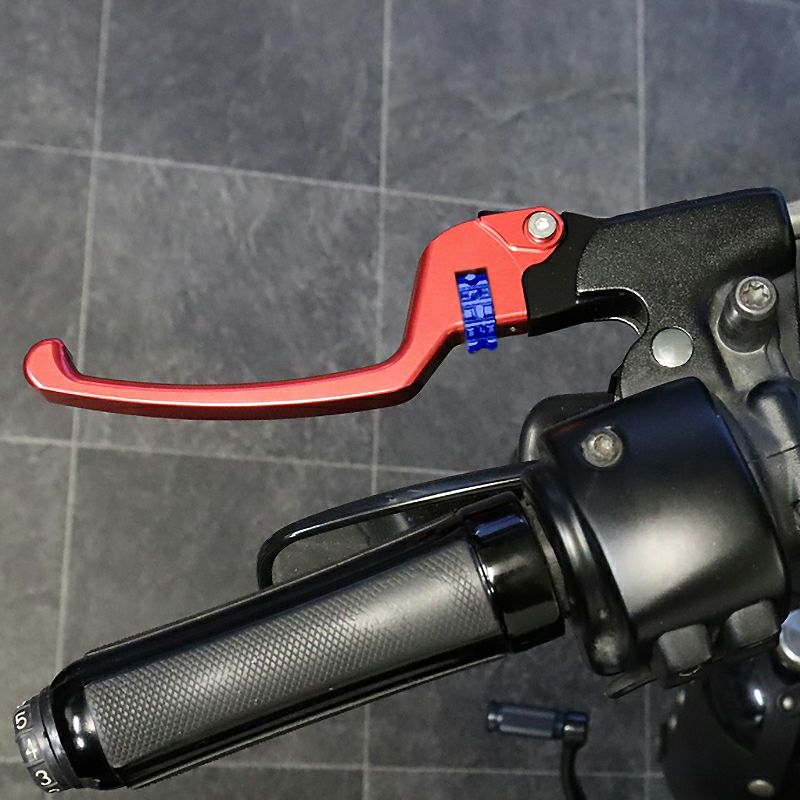 スポーツスター アジャスタブルレバーセット スタンダードタイプ (レッド/ブルー)