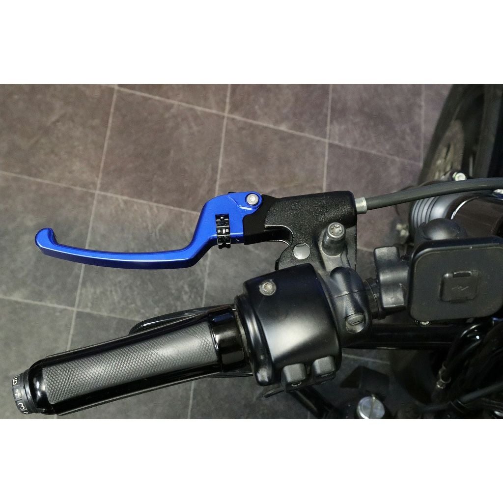 スポーツスター アジャスタブルレバーセット スタンダードタイプ (ブルー/ブラック)2