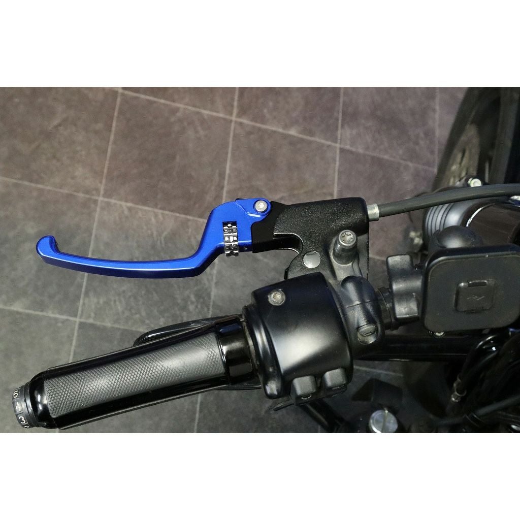 スポーツスター アジャスタブルレバーセット スタンダードタイプ (ブルー/シルバー)2