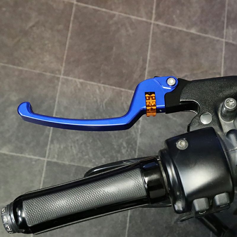 スポーツスター アジャスタブルレバーセット スタンダードタイプ (ブルー/ゴールド)