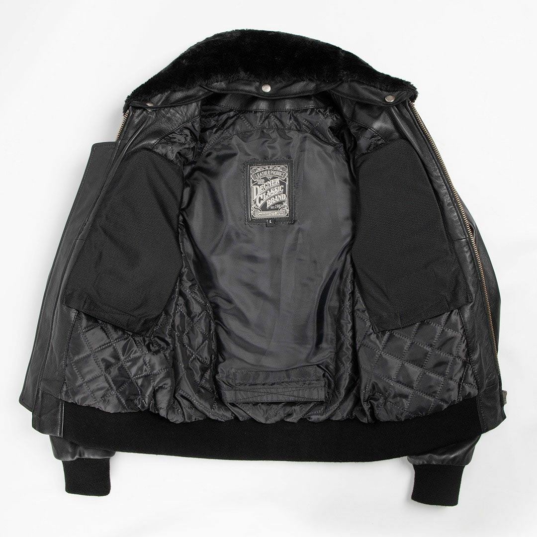 DEGNER デグナー ウインター レザー ボア付き ジャケット ブラック 5