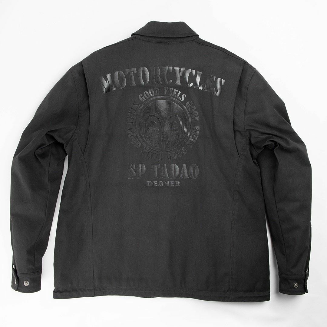 DEGNER デグナー SP忠男コラボ 防風ツイル コーチジャケット ブラック 3