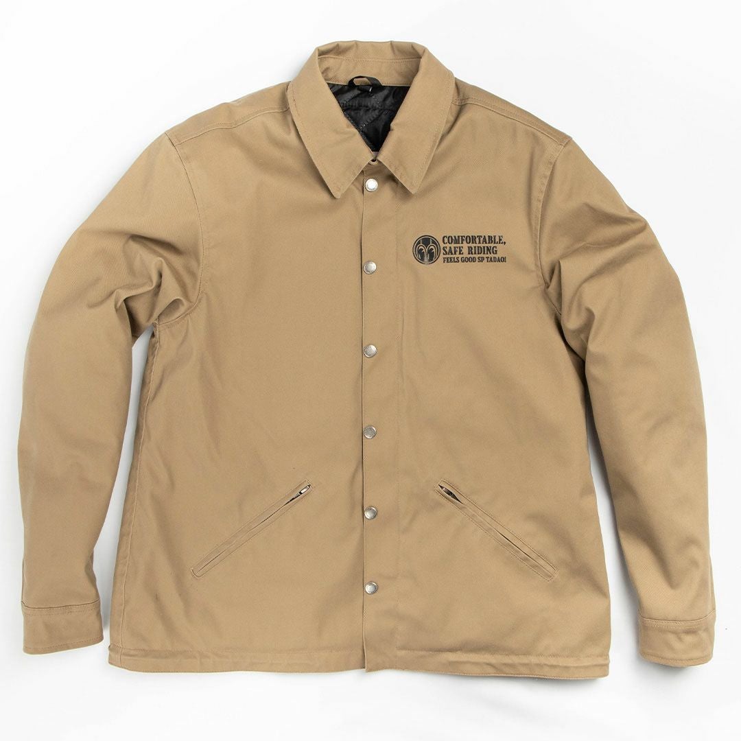 DEGNER デグナー SP忠男コラボ 防風ツイル コーチジャケット ベージュ 2