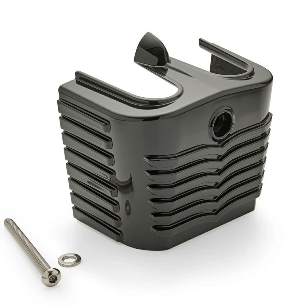  2024以降 ツーリング、2025以降 ソフテイル イグニッションコイルカバー (ブラック)2