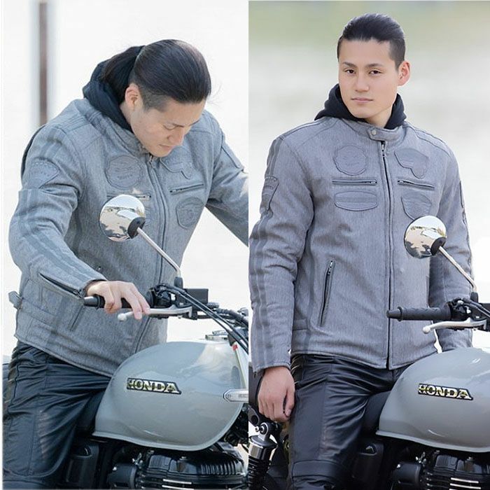 DEGNER デグナー ウインター フード付き ソフトシェル ジャケット グレー