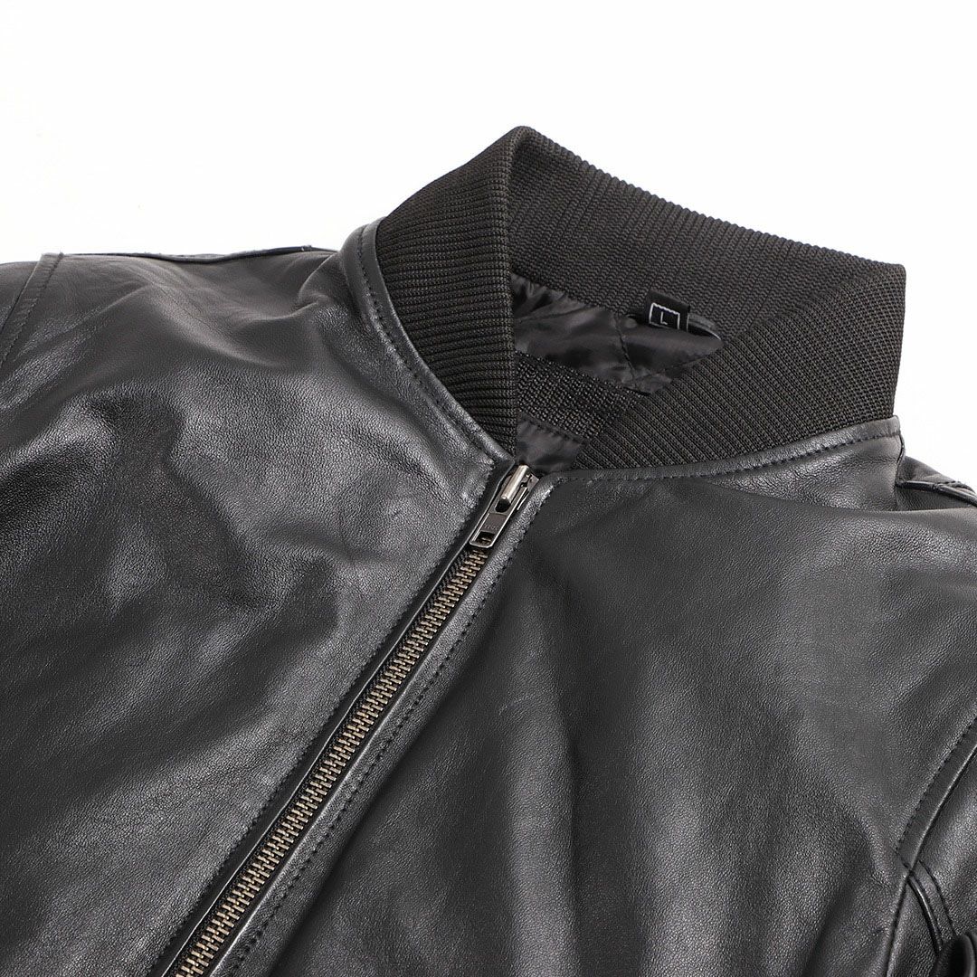 DEGNER デグナー ウインター レザー MA-1 ジャケット ブラック 3