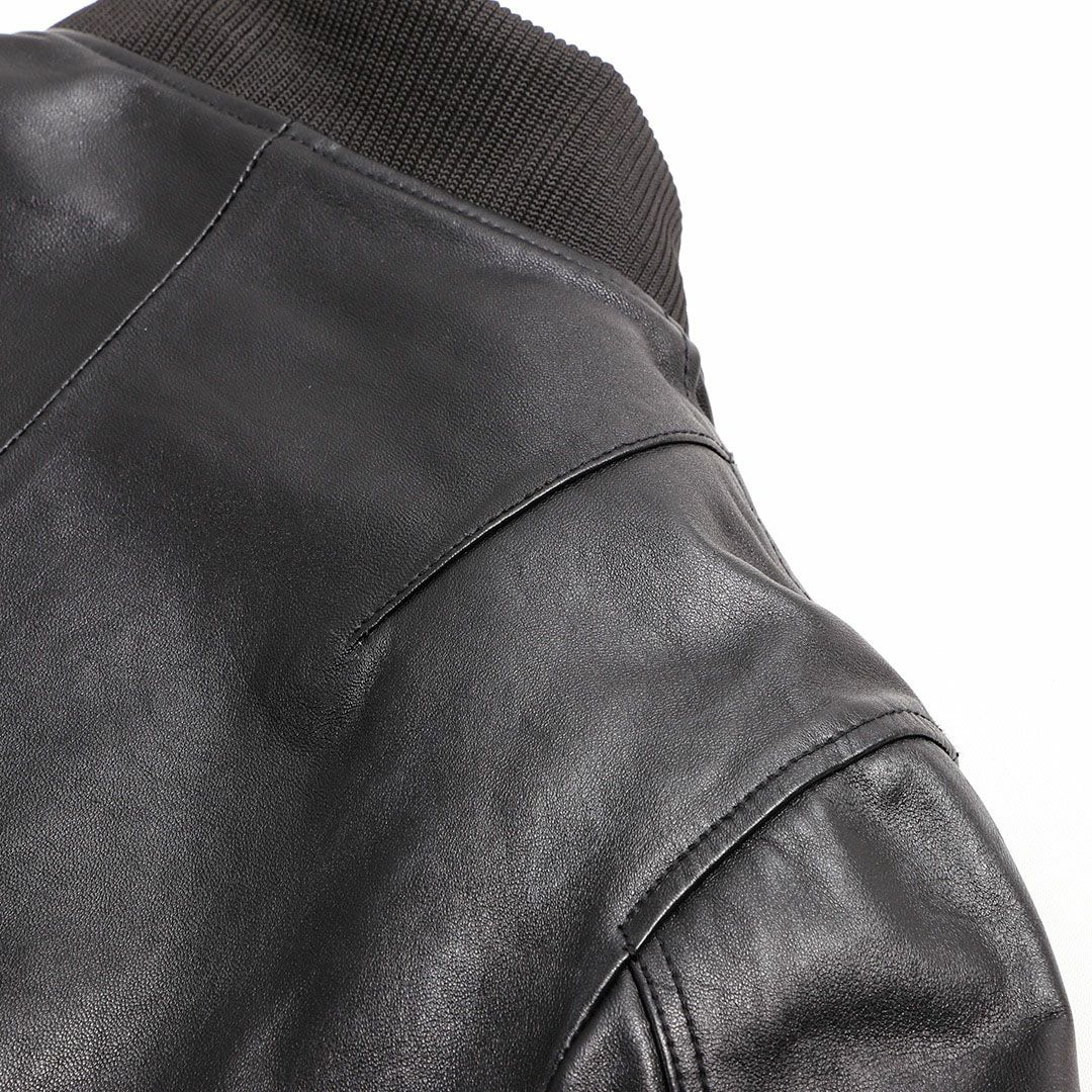 DEGNER デグナー ウインター レザー MA-1 ジャケット ブラック 4