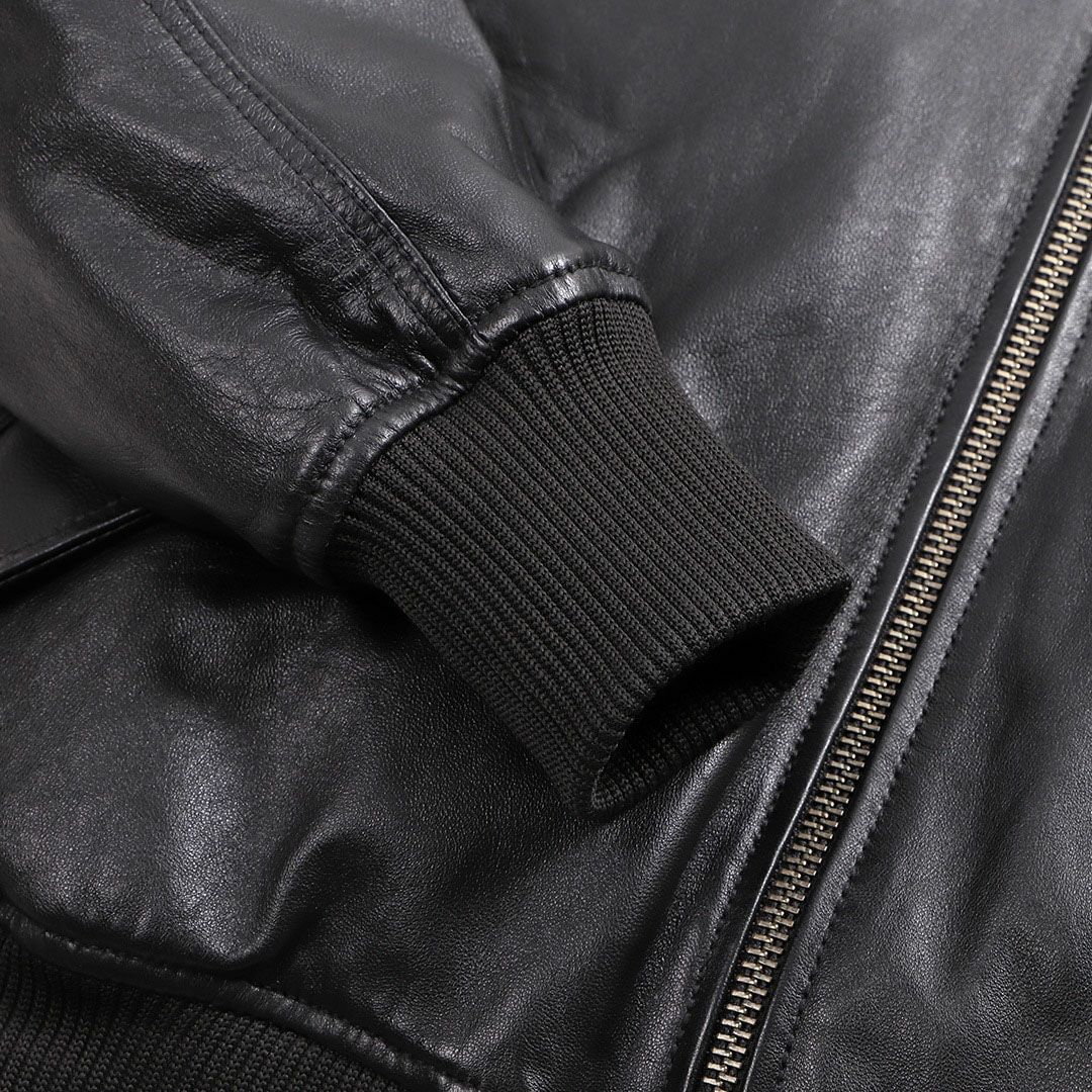 DEGNER デグナー ウインター レザー MA-1 ジャケット ブラック 5